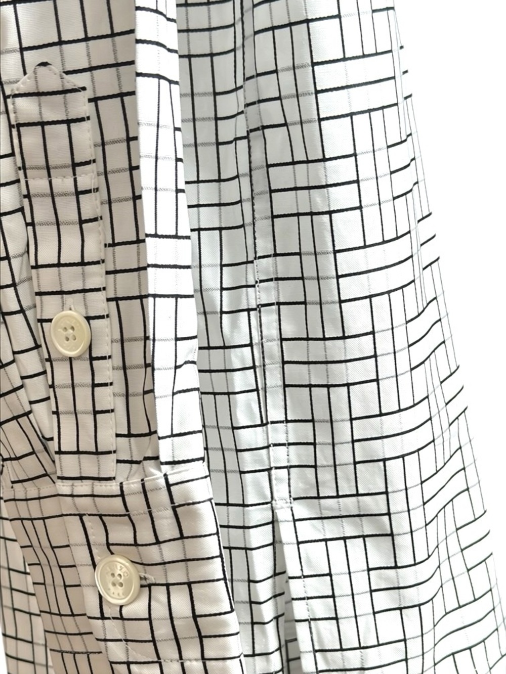 NWT KENZO Paris Oversized Jacquard Cotton Weave Overshirt S - Picture 12 of 12